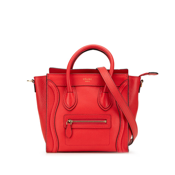 Pre-Loved Celine Nano Leather Luggage Tote - Picture 1 of 10